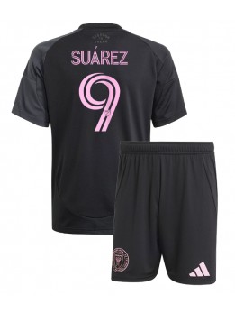 Inter Miami Luis Suarez #9 Replika Borta Kläder Barn 2025-26 Kortärmad (+ byxor)